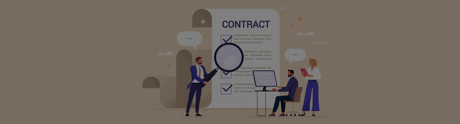 Managing contracts effectively and efficiently banner