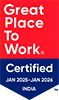 Great Place to Work Certified in India 2025